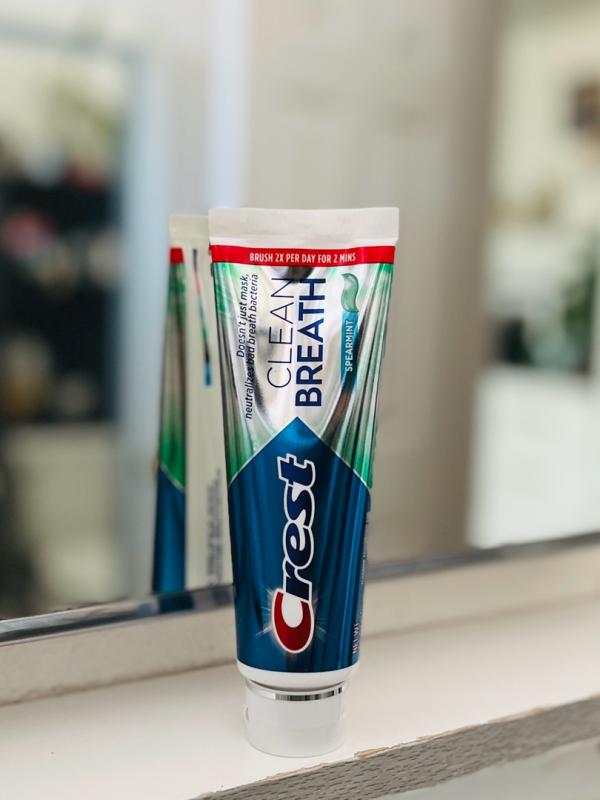 Crest Toothpaste Clean Breath Spearmint