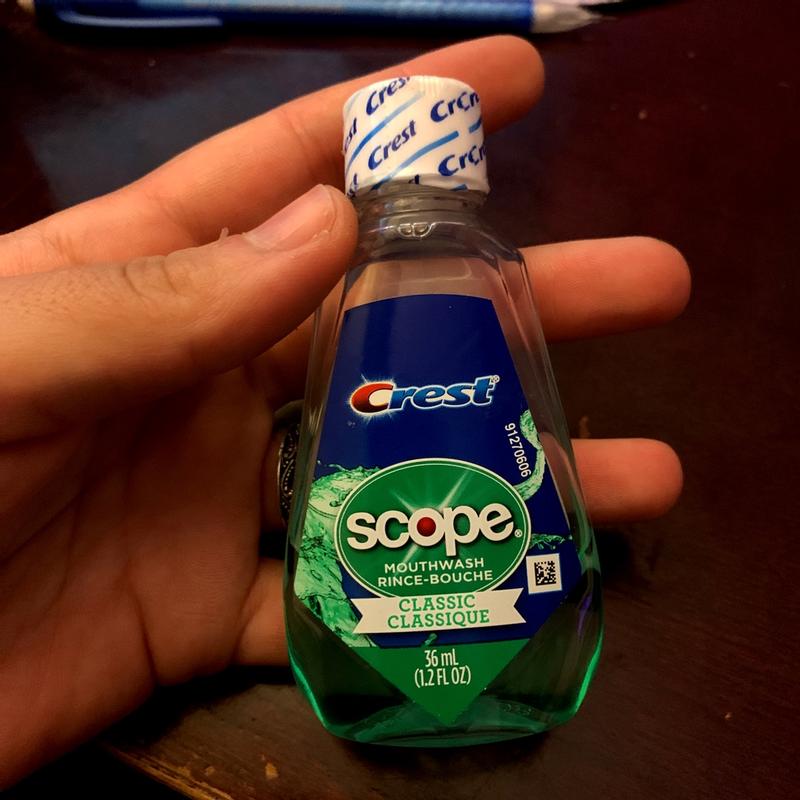 Crest Scope Mouthwash, Classic - 36 ml