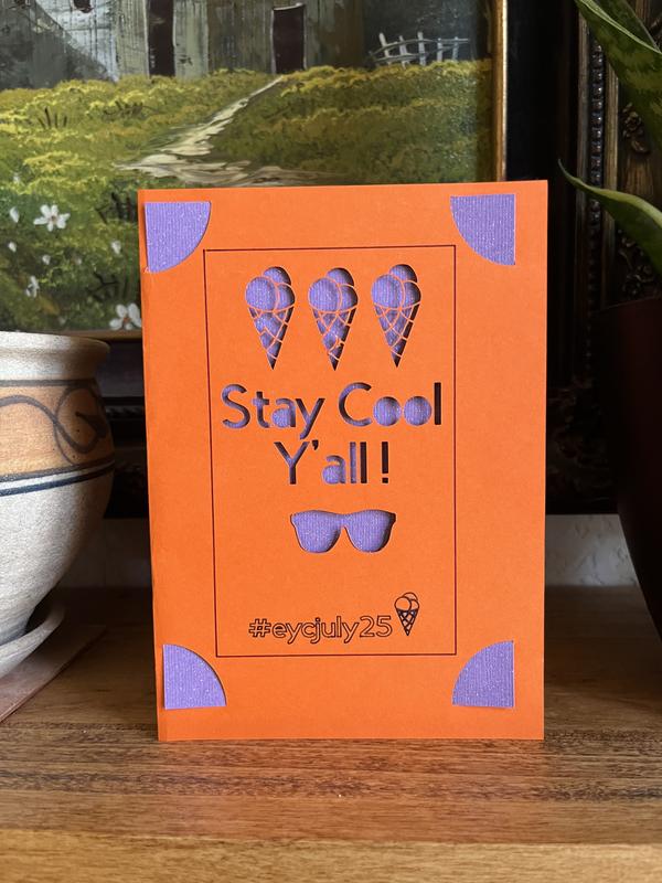 Used pink and orange