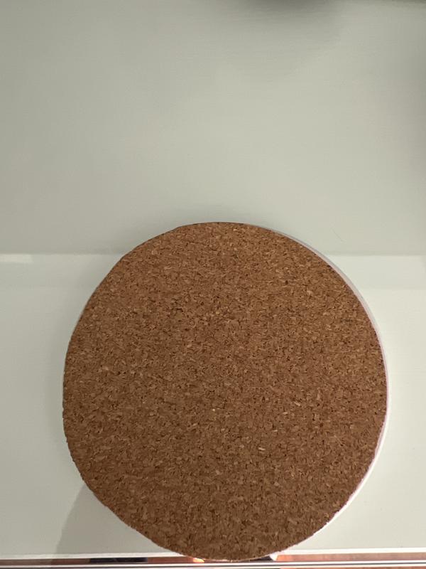 8 Ceramic Coaster Blanks 3-1/2” Round, Thick Compatible with Infusible Ink