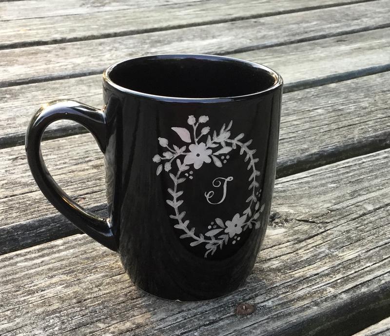 Sharpie pen Cricut vinyl stencil