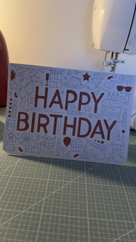 Cartes D'Insertion Cricut Princesse - Pack 35 Cartes 12,1 X 12,1 Cm S40 Avec Inserts Argent Holographiques Et Enveloppes