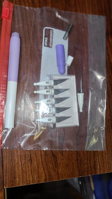 Cricut True Control Weeding Kit, Blue, Weeding Tools, Knife Blade,  Interchangeable Tips 