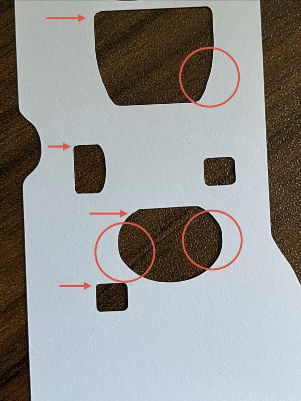 Inaccurate corners and wobbly curves