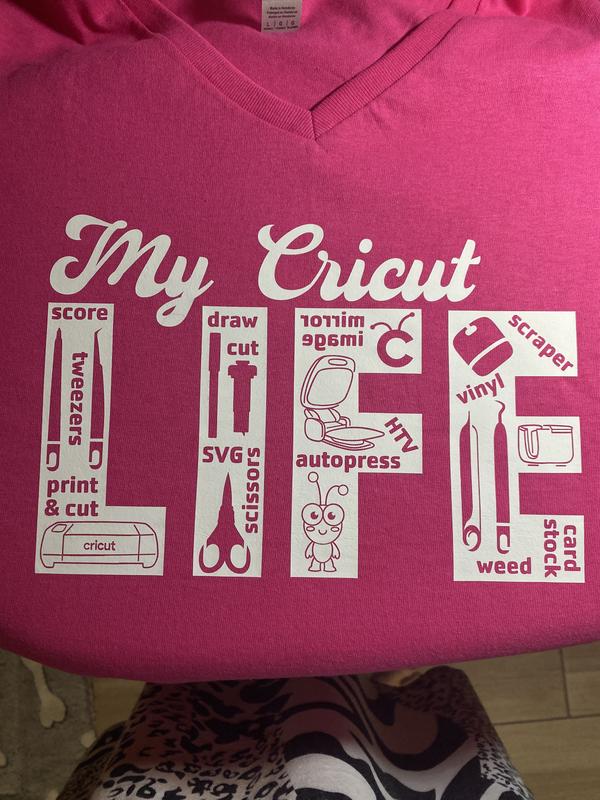 White Cricut Joy Xtra Smart Iron-On Heat Transfer Vinyl , 24 in