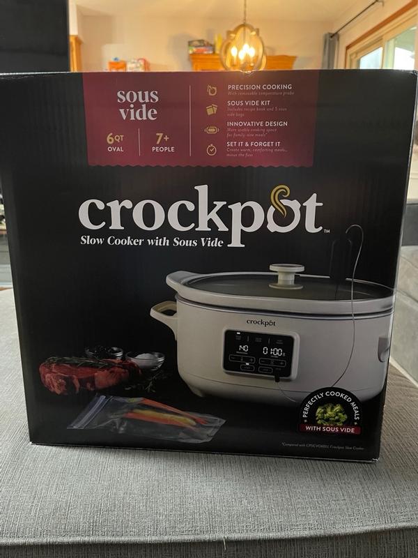Crock-Pot® Programmable 6.0-Quart Cook & Carry® Slow Cooker, Stainless  Steel