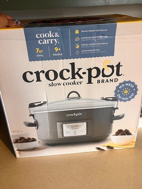 Crock-Pot® Programmable 7-Quart Cook and Carry Slow Cooker Crock-Pot® Programmable 7-Quart Cook and Carry Slow Cooker