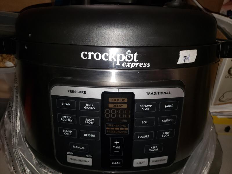 Crock-Pot - Express Oval Multi Function Pressure Cooker - Stainless Steel