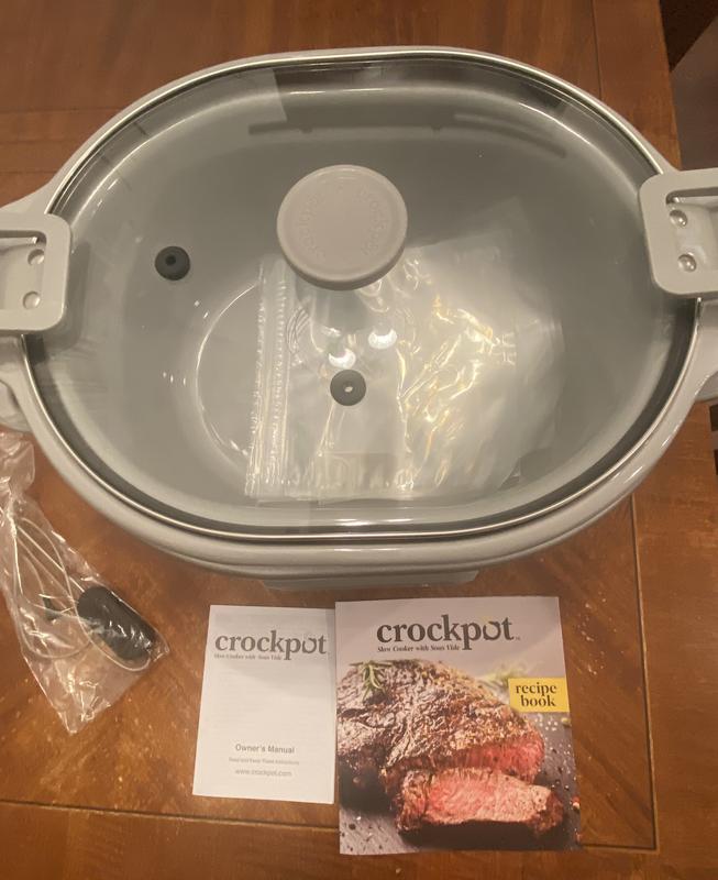 Crock-Pot® Programmable 7-Quart Cook and Carry Slow Cooker, Grey