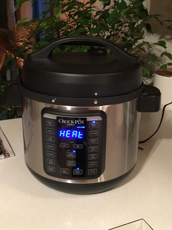 Crock-Pot 8-qt. Express Crock Programmable Slow Cooker and Pressure Cooker  with Air Fryer Lid - Silver Stainless Steel 985117941M - The Home Depot