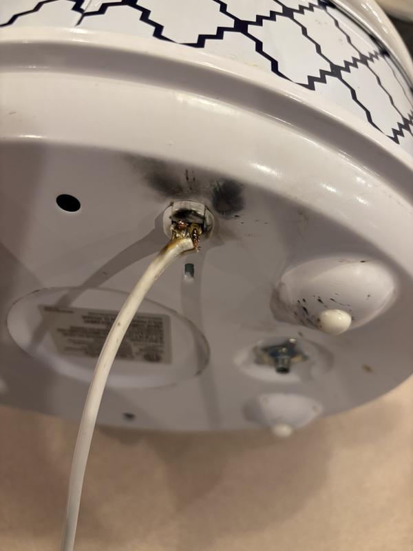 Customer photo for "Love the product But Cord Danger"