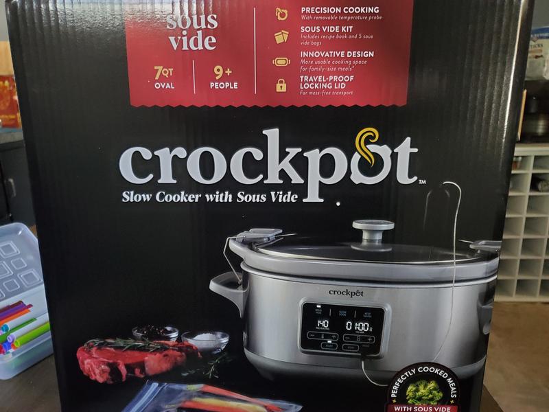 Crock-Pot 6 Quart Cook & Carry Programmable Slow Cooker with Digital Timer,  Stainless Steel (SCCPVL610-S-A) : Home & Kitchen 