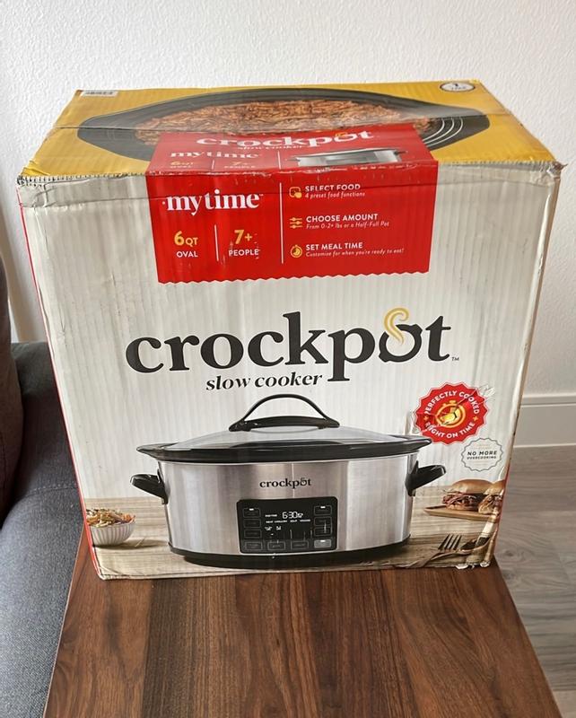  Crock-Pot 6 Quart Cook & Carry Programmable Slow Cooker with  Digital Timer, Stainless Steel (SCCPVL610-S-A) : Home & Kitchen