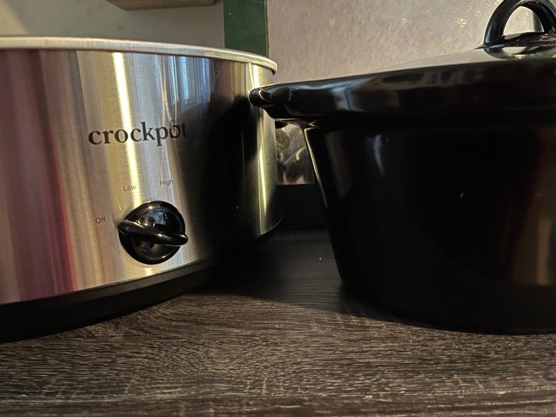  Crock-Pot Olla de cocción lenta manual ovalada de 7