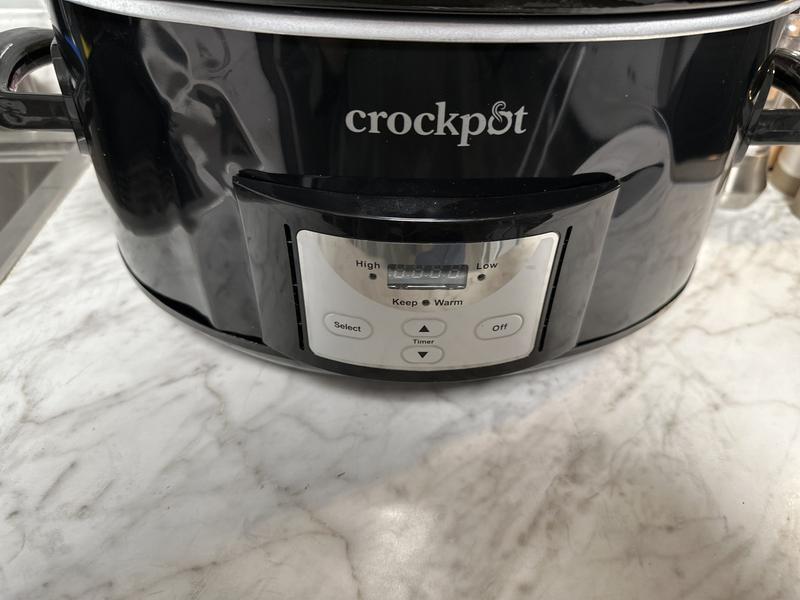 Crock-Pot® Programmable 7-Quart Cook & Carry® Slow Cooker, Black