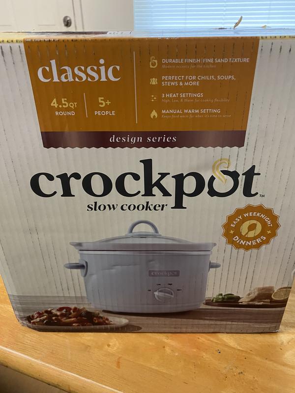 Crock-Pot® Manual Design Series 4.5 Quart Slow Cooker