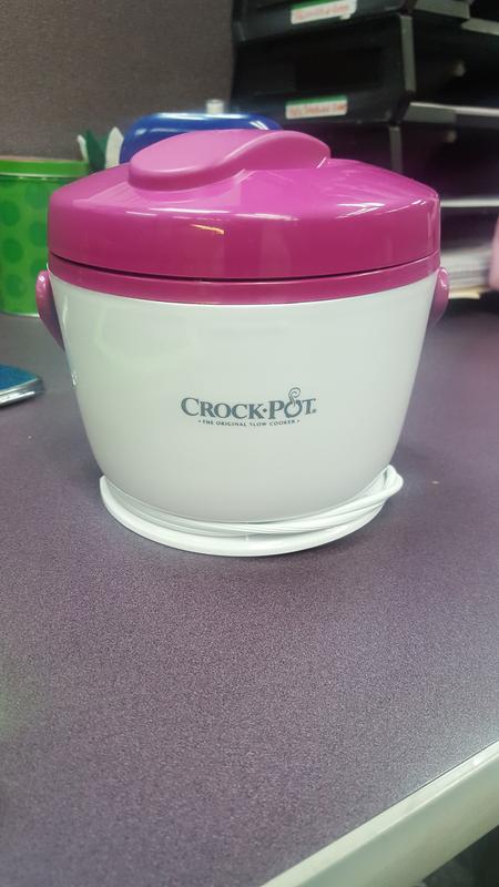 Crock Pot Mini Crock Portable Lunch Carrier (Pink)