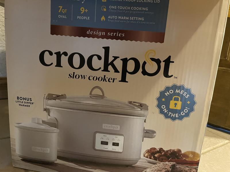 Crock-Pot® 7-Quart Cook & Carry® Slow Cooker, Mushroom