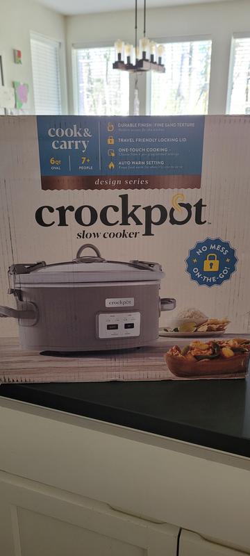 Crock-Pot® Programmable Design Series 6-Quart Cook & Carry Slow Cooker,  Moonshine