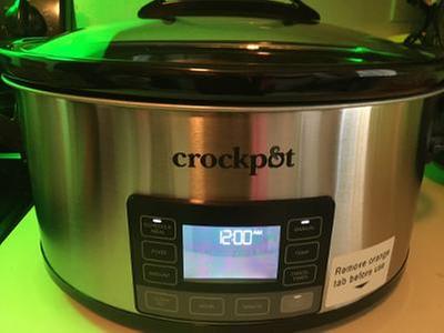 Crock-Pot MyTime Technology 6 Quart Programmable Slow Cooker and Food  Warmer with Digital Timer, Stainless Steel (2137020)