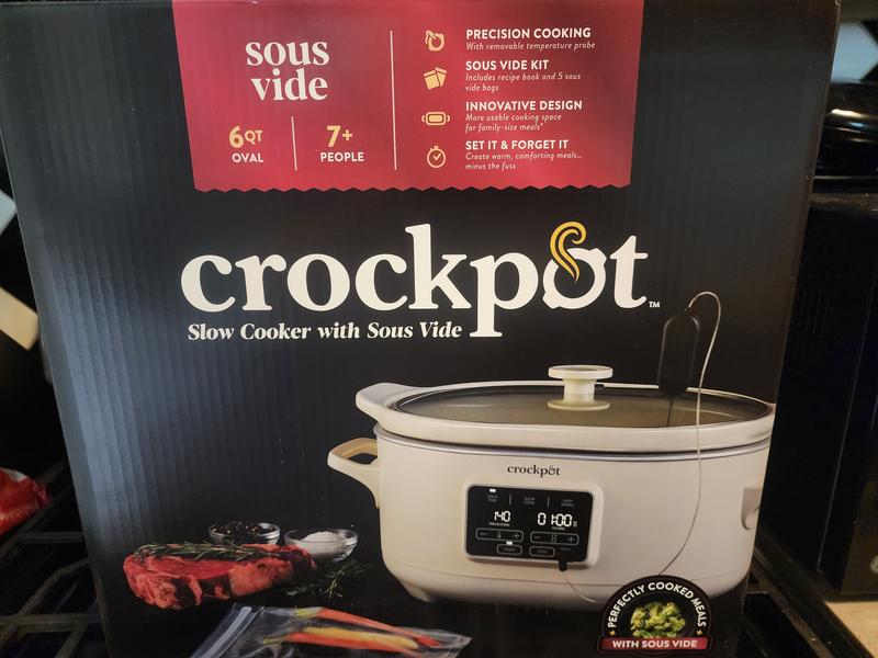 Crock-pot 6qt Programmable Slow Cooker With Sous Vide Oat Milk