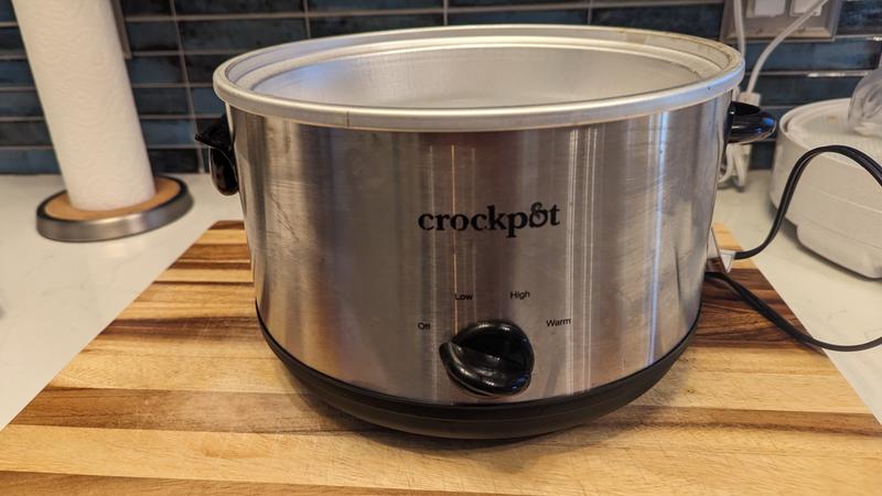 Crock-Pot® Manual 4.5-Quart Slow Cooker, Silver | Crock-Pot