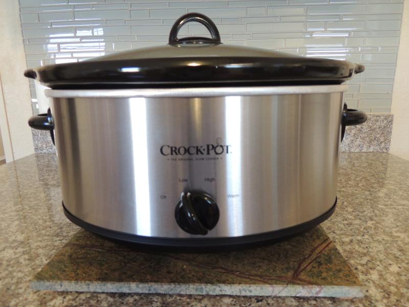 Crockpot SCV803-SS 8 Quart Manual Slow Cooker - Stainless Steal for sale  online