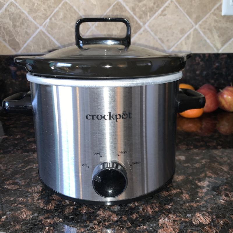 Crockpot 2 Qt Black Manual Slow Cooker