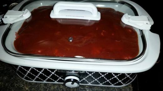 7 Layer casserole cooking