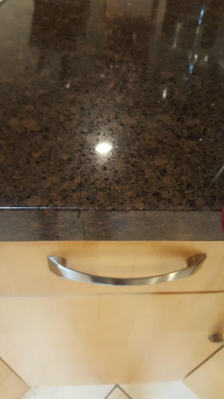 Counter top crack