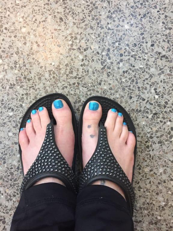 Pounding the concrete