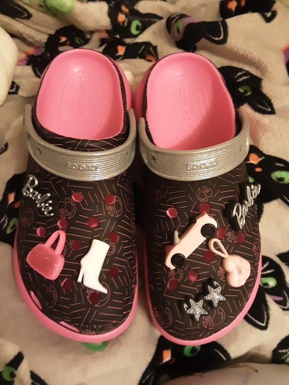 CROCS X BARBIE CUTIE CRUSH CLOG SHOES