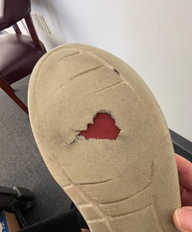 Photo submitted with review of product