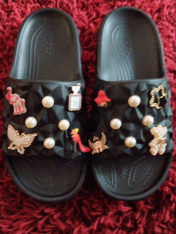 ◆CROCS◆ Public Classic Geometric Slide V2 BK 24SUSD209608 Unisex Sandals Crocs Classic Geometric Slide V2 New with