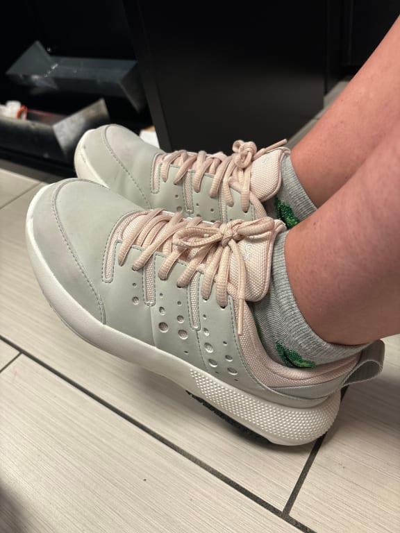 Crocs Women's On The Clock Work Sneaker Famous Footwear - Main Image