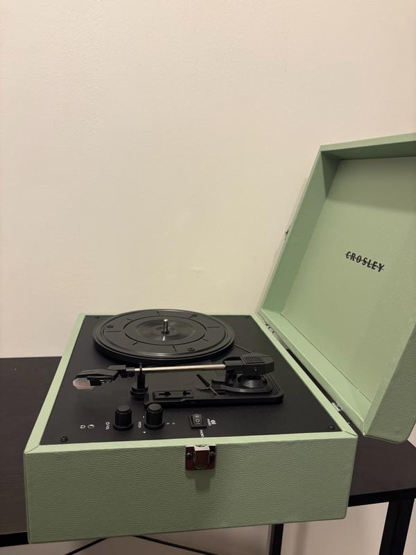 Customer photo for "A fun, stylish record player that’s easy to use and sparked my 14 year-old sons love for vinyl"