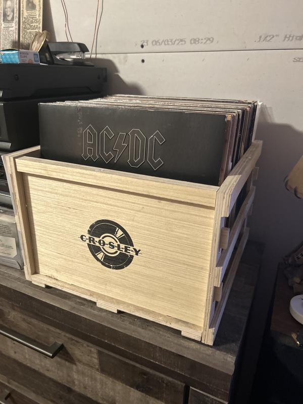 Vinyl Record Storage Crate | Crosley Radio