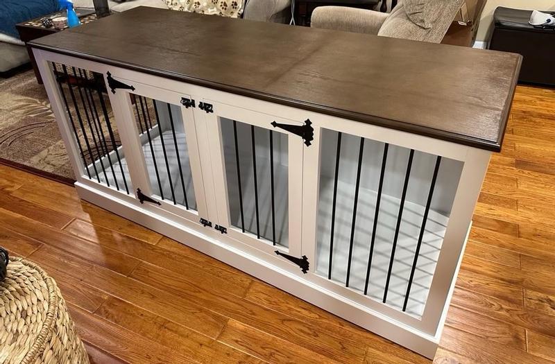 Photo inspiration: Gallery Detail: Crosley Winslow Corner Credenza Dog Crate