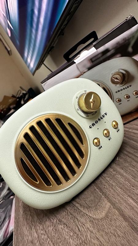 Crosley Mini Record Player Portable Bluetooth Speaker - Tourmaline: USB-C, 8 Hour Battery - View #5