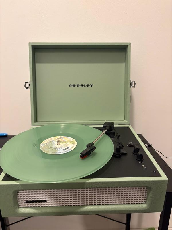 Customer photo for "A fun, stylish record player that’s easy to use and sparked my 14 year-old sons love for vinyl"