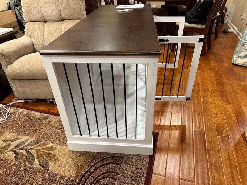 Picture of Crosley Winslow Corner Credenza Dog Crate | Bloomingdale's