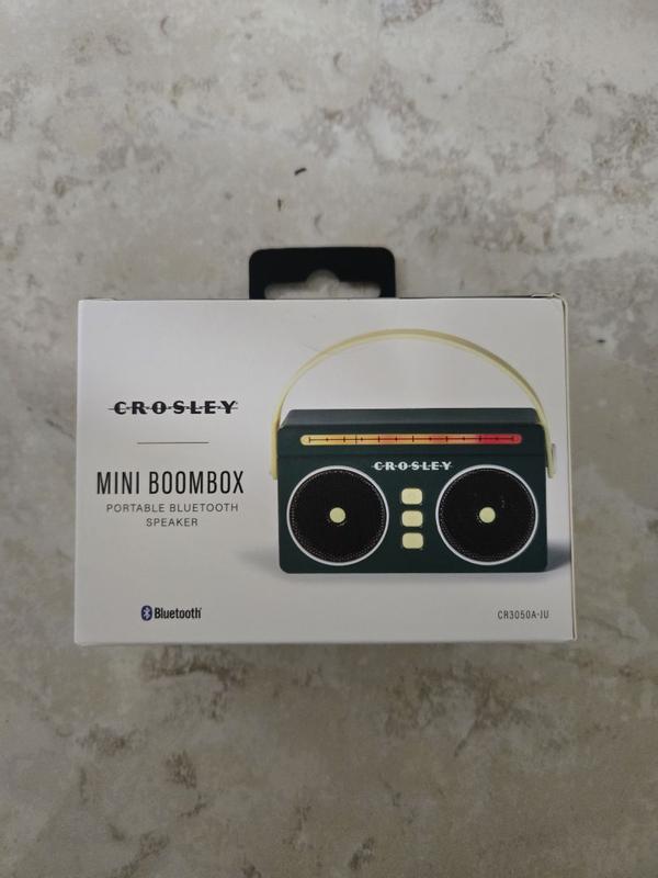 MINI BOOMBOX PORTABLE BLUETOOTH SPEAKER | Crosley Radio