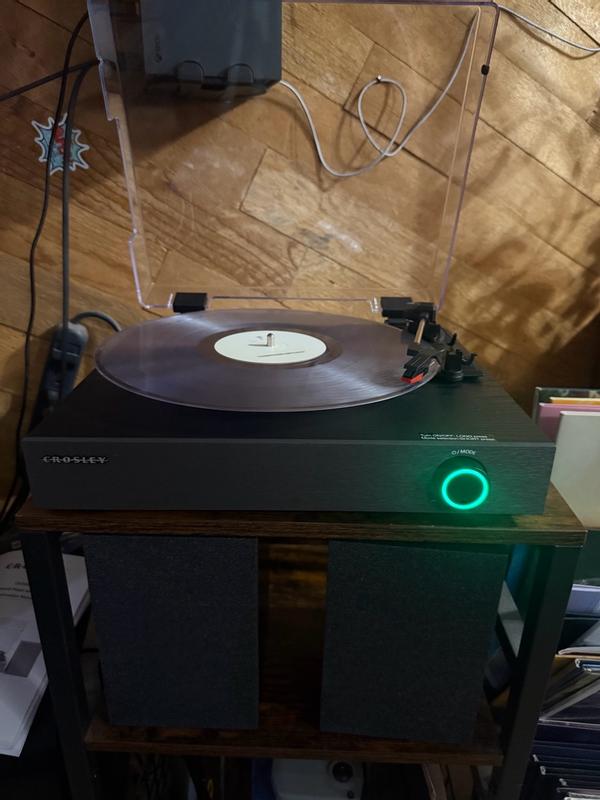 ZANE RECORD PLAYER WITH SPEAKERS | Crosley Radio