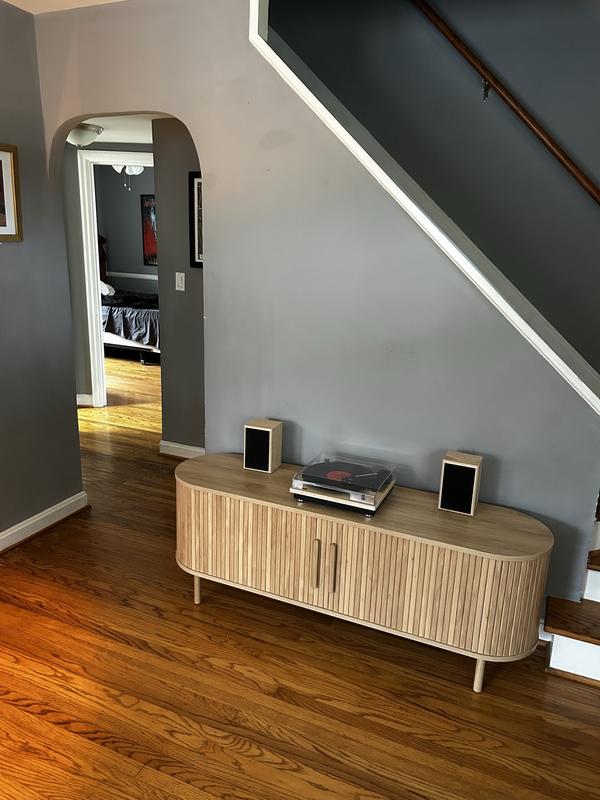 AMBROSE RECORD STORAGE MEDIA CONSOLE | Crosley Furniture