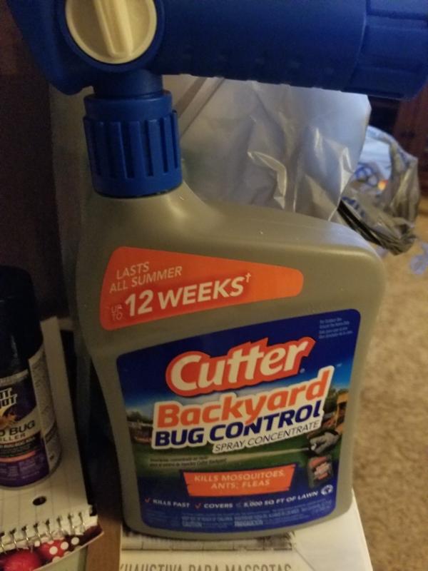 Cutter 32 fl. oz. Concentrate Backyard Bug Control Spray HG-61067-6 - The  Home Depot