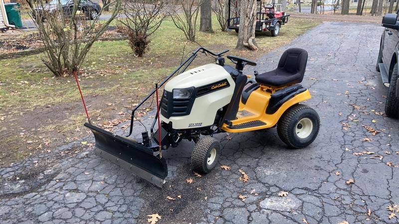 Cub cadet xt1 outlet plow