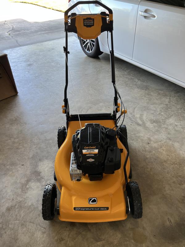 Reviews for Cub Cadet 23 in. 190cc Briggs and Stratton Engine Rear Wheel Drive 3 in 1 Gas Self Propelled Walk Behind Lawn Mower Pg 2 The Home Depot