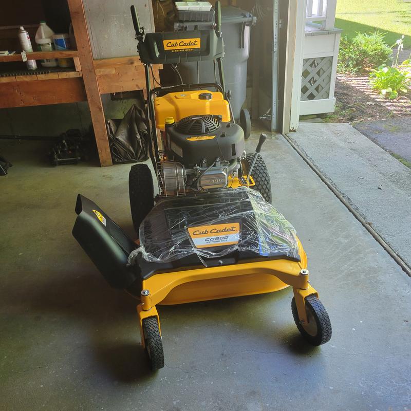 Reviews for Cub Cadet 33 in. 10.5 HP Briggs and Stratton Electric Start Gas Engine Wide Area Walk Behind Self Propelled Lawn Mower Pg 1 The Home Depot