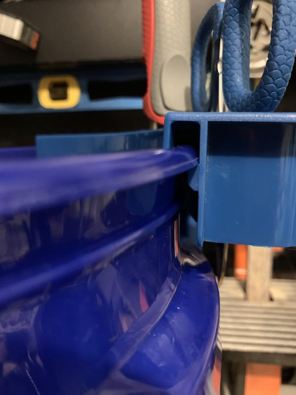 The clip that holds it securely.