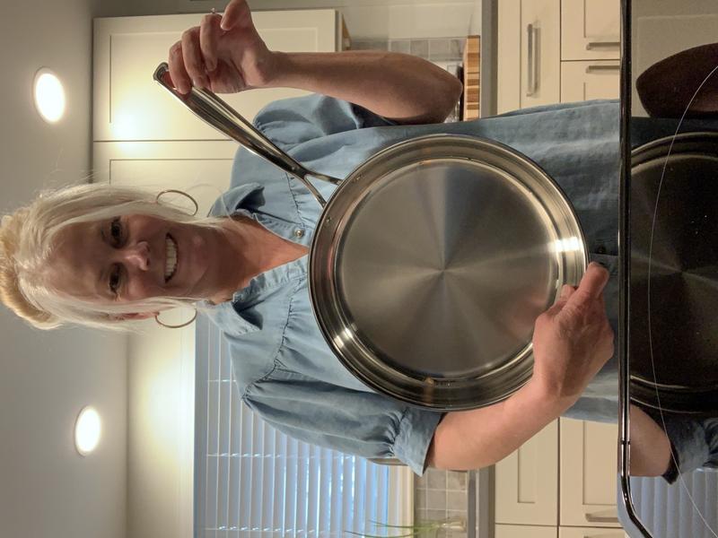 Large skillet from set